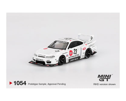 Mini GT 1:64 Nissan LB-Super Silhouette S15 SILVIA ATHLETE – White