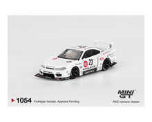 Load image into Gallery viewer, Mini GT 1:64 Nissan LB-Super Silhouette S15 SILVIA ATHLETE – White