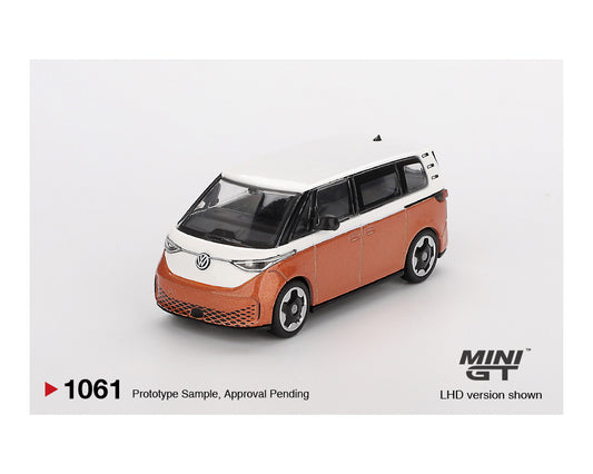Mini GT 1:64 Volkswagen ID.Buzz – Candy White / Energetic Orange