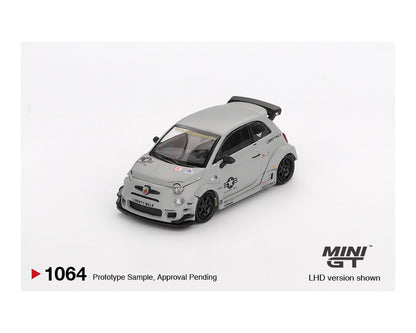 Mini GT 1:64 Abarth 595 LB-WORKS x Abas Works Fighters – Matte Grey – Mijo Exclusives