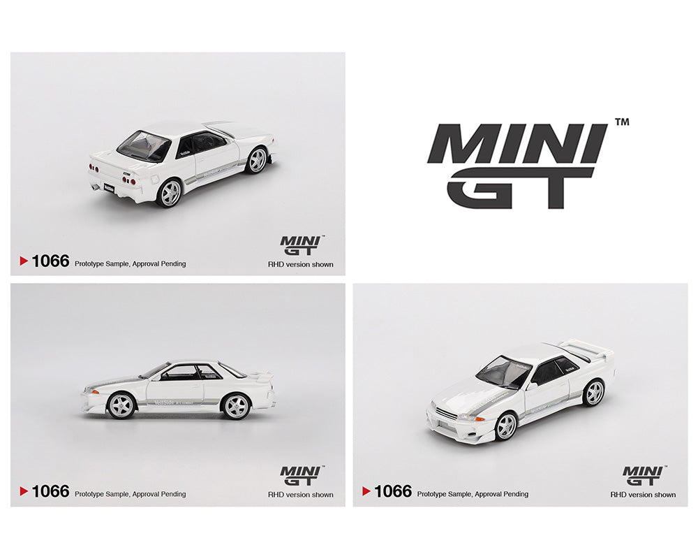 Mini GT 1:64 Nissan Skyline GT-R (R32) VeilSide Combat C-I White – Mijo Exclusives