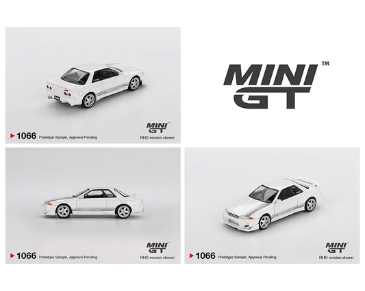 Mini GT 1:64 Nissan Skyline GT-R (R32) VeilSide Combat C-I White – Mijo Exclusives