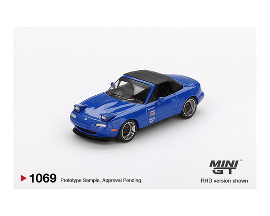 Mini GT 1:64 Mazda Miata MX-5 (NA) Tuned Version – Dark Blue