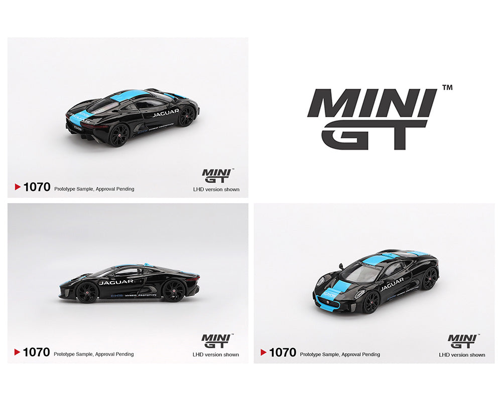 Mini GT 1:64 Jaguar C-X75 – Black – Mijo Exclusives
