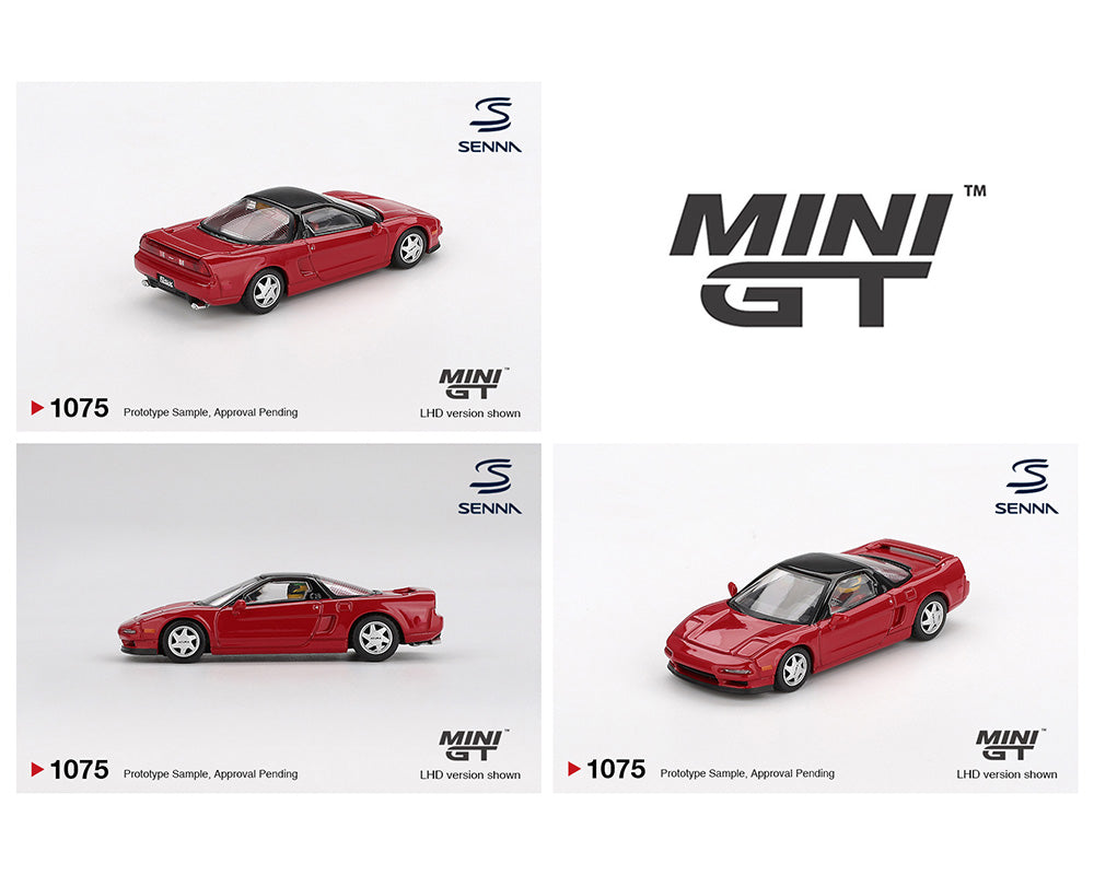 (Preorder) Mini GT 1:64 Honda NS-X Prototype Midship Sports 1989 Ayrton Senna w/ Figure- Mijo Exclusives