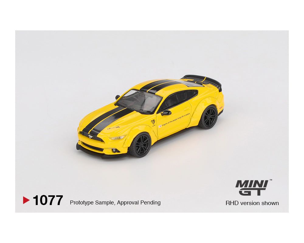 (Preorder) Mini GT 1:64 LB-WORKS Ford Mustang – Triple Yellow