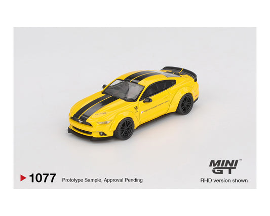 (Preorder) Mini GT 1:64 LB-WORKS Ford Mustang – Triple Yellow