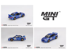 Load image into Gallery viewer, (Preorder) Mini GT 1:64 Subaru Impreza WRC99 #23 2000 Acropolis Rally