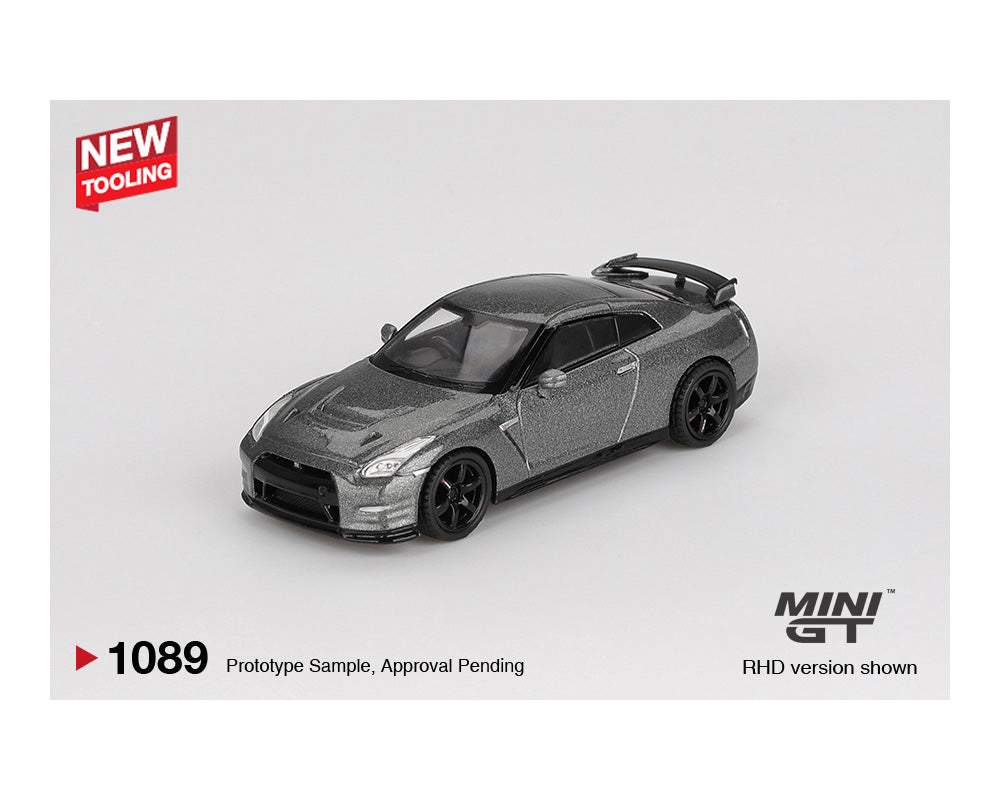 (Preorder) Mini GT 1:64 2013 Nissan GT-R NISMO R35 CRS Version – Dark Metal Gray