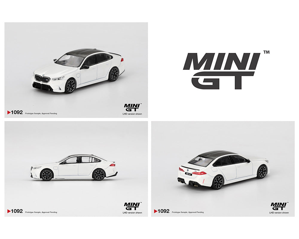Mini GT 1:64 BMW M5 – Alpine White – DiecastTalk