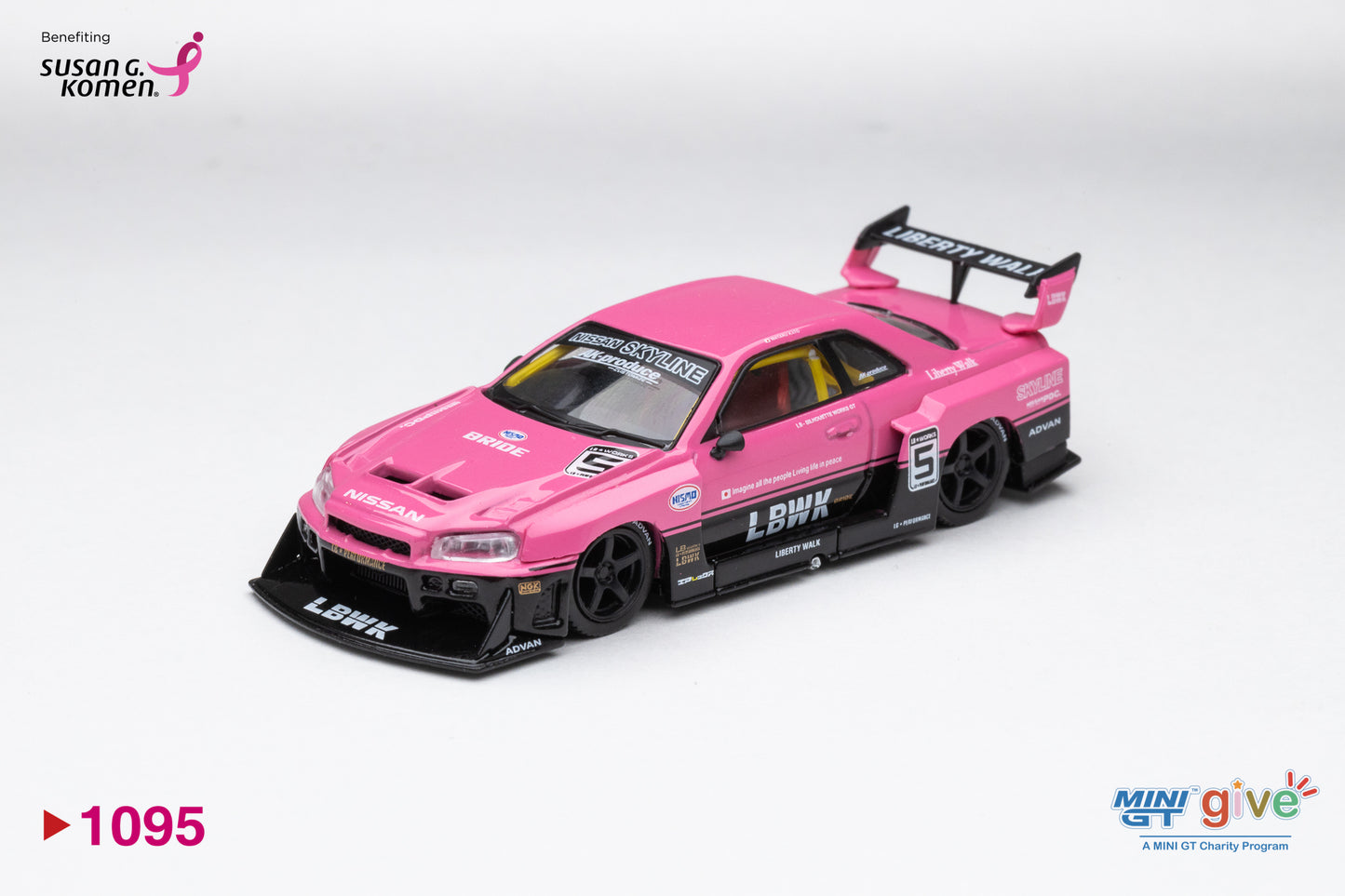 Bundle DiecastTalk Exclusive Pink Tacoma 3.0 + MiniGT Nissan LB-ER34 Pink (PRE-SALE)