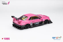 Load image into Gallery viewer, DiecastTalk X MiniGT Give 1/64 Nissan LB-ER34 Pink (PRE-SALE)