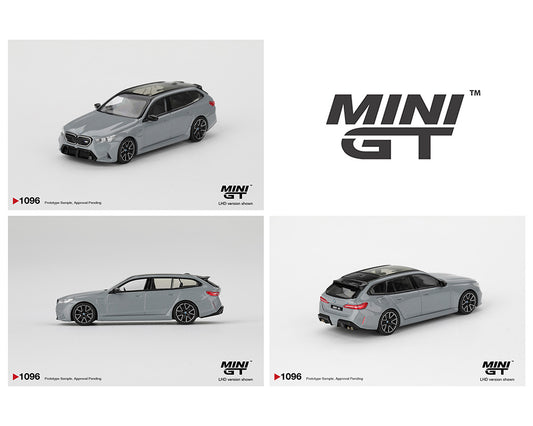 Mini GT 1:64 BMW M5 Touring (G99) – Brooklyn Gray Metallic