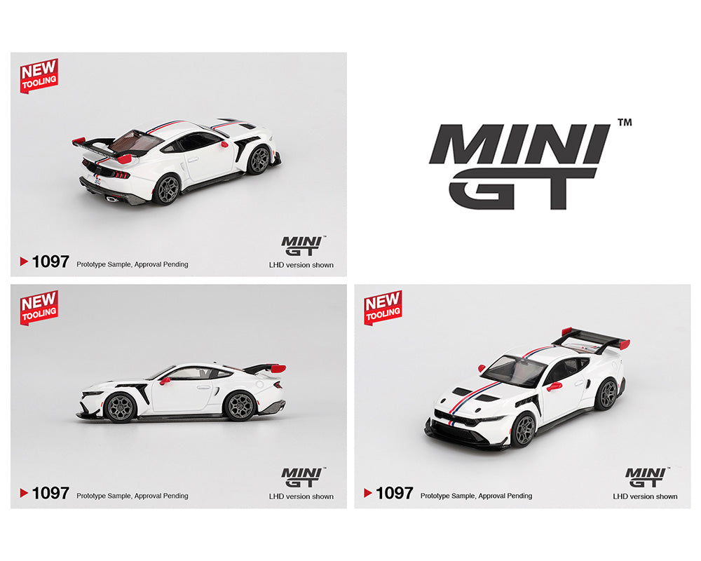 Mini GT 1:64 Ford Mustang GTD Spirit of America – White