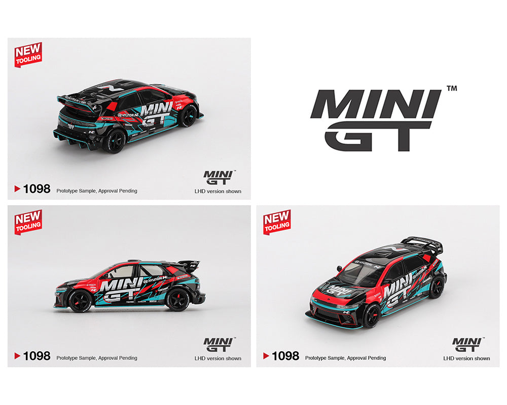 Mini GT 1:64 Hyundai Ioniq 5N MINI GT RS-01T 2025 Tokyo Auto Salon- Black