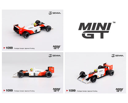 (Preorder) Mini GT 1:64 McLaren MP4/4 #12 Ayrton Senna 1988 Japanese Grand Prix Winner- Limited Edition