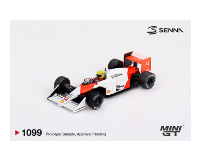(Preorder) Mini GT 1:64 McLaren MP4/4 #12 Ayrton Senna 1988 Japanese Grand Prix Winner- Limited Edition