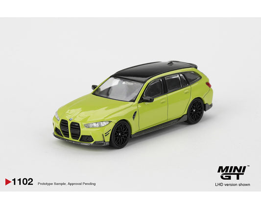 Mini GT 1:64 BMW M3 M Performance Touring – Sao Paulo Yellow