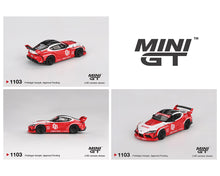 Load image into Gallery viewer, (Preorder) Mini GT 1:64 LB★WORKS Toyota GR Supra – Red/White