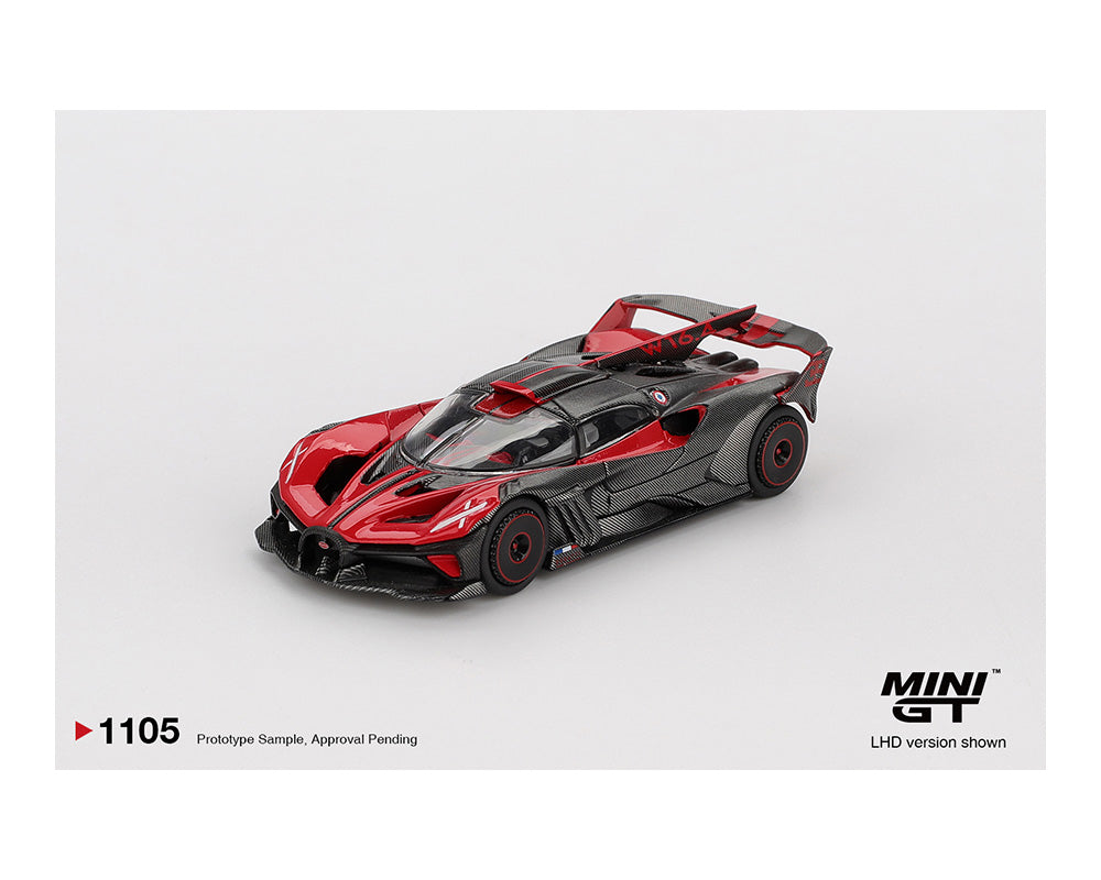 Mini GT 1:64 Bugatti Bolide – Red – DiecastTalk