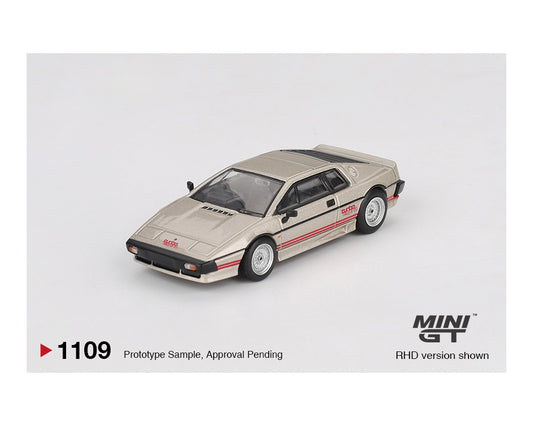 (Preorder) Mini GT 1:64 Lotus Esprit Turbo – Metallic Silver