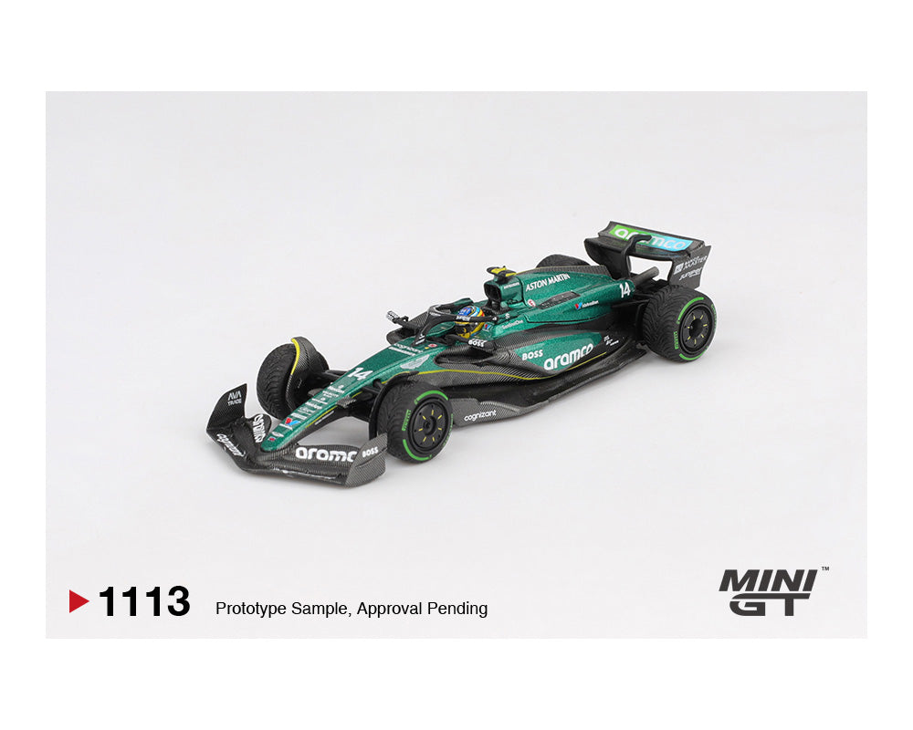 (Preorder) Mini GT 1:64 Aston Martin AMR24 #14 Fernando Alonso 2024 F1 2024 Canadian GP