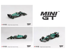 Load image into Gallery viewer, (Preorder) Mini GT 1:64 Aston Martin AMR24 #14 Fernando Alonso 2024 F1 2024 Canadian GP