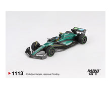 Load image into Gallery viewer, (Preorder) Mini GT 1:64 Aston Martin AMR24 #14 Fernando Alonso 2024 F1 2024 Canadian GP