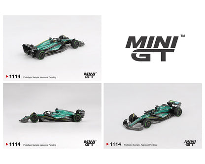 (Preorder) Mini GT 1:64 Aston Martin AMR24 #18 Lance Stroll 2024 F1 2024 Canadian GP