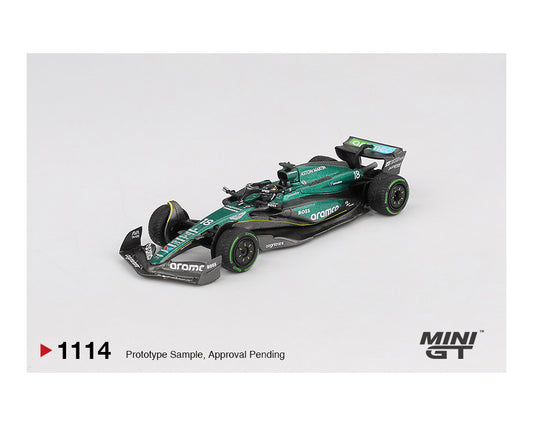 (Preorder) Mini GT 1:64 Aston Martin AMR24 #18 Lance Stroll 2024 F1 2024 Canadian GP