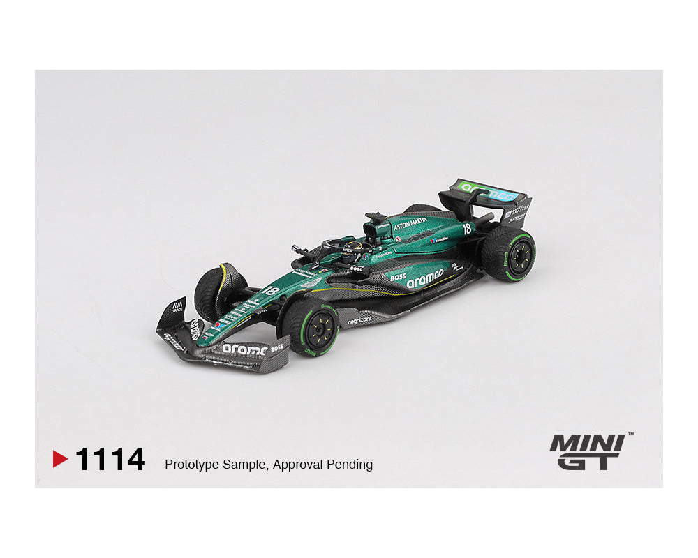 (Preorder) Mini GT 1:64 Aston Martin AMR24 #18 Lance Stroll 2024 F1 2024 Canadian GP