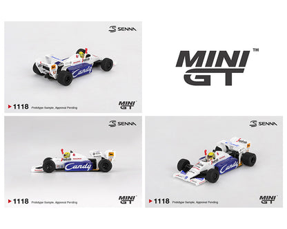 (Preorder) Mini GT 1:64 Toleman TG184 #19 Ayrton Senna 1984 Monaco Grand Prix 2nd Place- Limited Edition