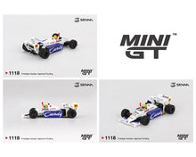 Load image into Gallery viewer, (Preorder) Mini GT 1:64 Toleman TG184 #19 Ayrton Senna 1984 Monaco Grand Prix 2nd Place- Limited Edition
