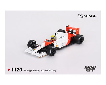 (Preorder) Mini GT 1:64 McLaren MP4/6 #1 Ayrton Senna 1991 Japanese Grand Prix 2nd Place- Limited Edition