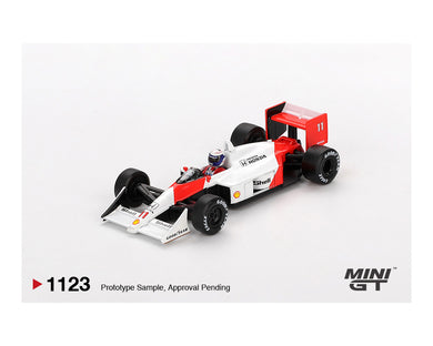 (Preorder) Mini GT 1:64 McLaren MP4/4 #11 Alain Prost 1988 Japanese Grand Prix 2nd Place – Mijo Exclusives
