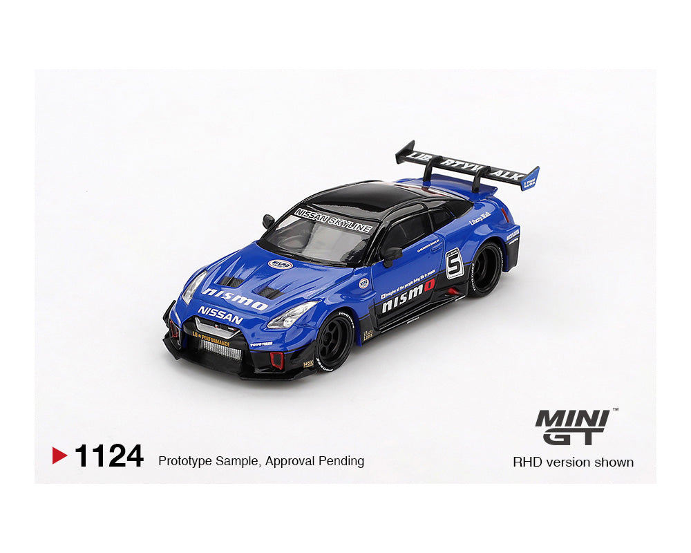 (Preorder) Mini GT 1:64 LB-Silhouette WORKS GT NISSAN 35GT-RR Ver.2 – Blue- Mijo Exclusives