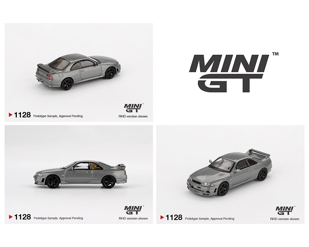 Mini GT 1:64 NISSAN Skyline GT-R Dark Metal Gray (NISMO BCNR33 CRS