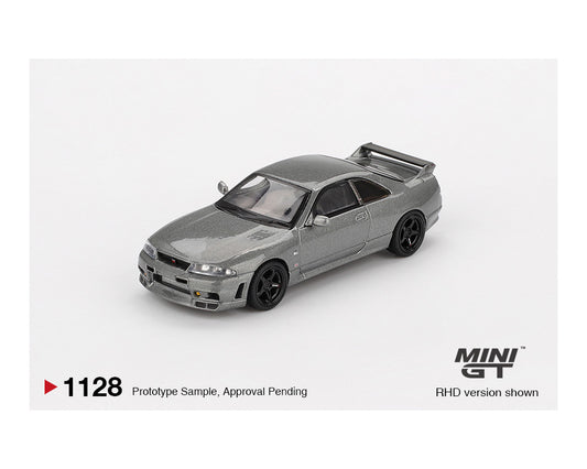 Mini GT 1:64 NISSAN Skyline GT-R Dark Metal Gray (NISMO BCNR33 CRS Version)
