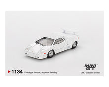 Load image into Gallery viewer, Mini GT 1:64 Lamborghini Countach 25th Anniversary – White