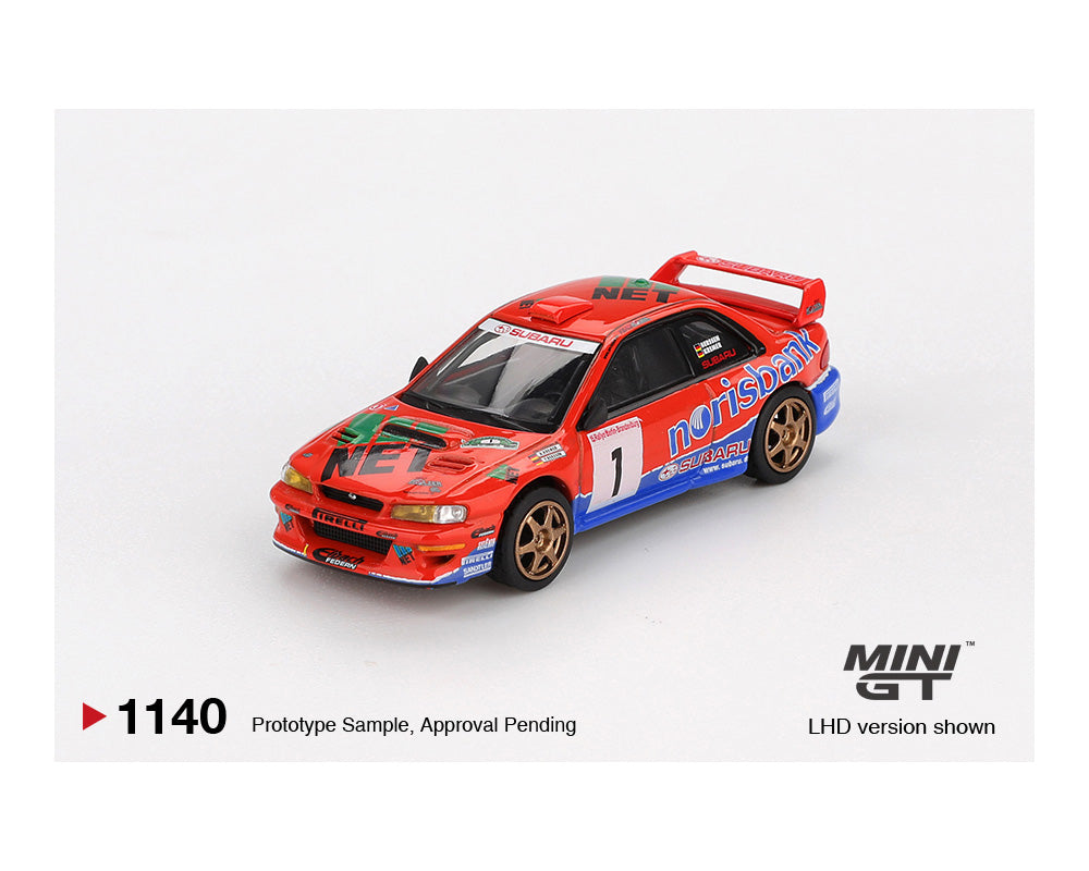 Mini GT 1:64 Subaru Impreza WRC97 #1 1999 DRM Champion