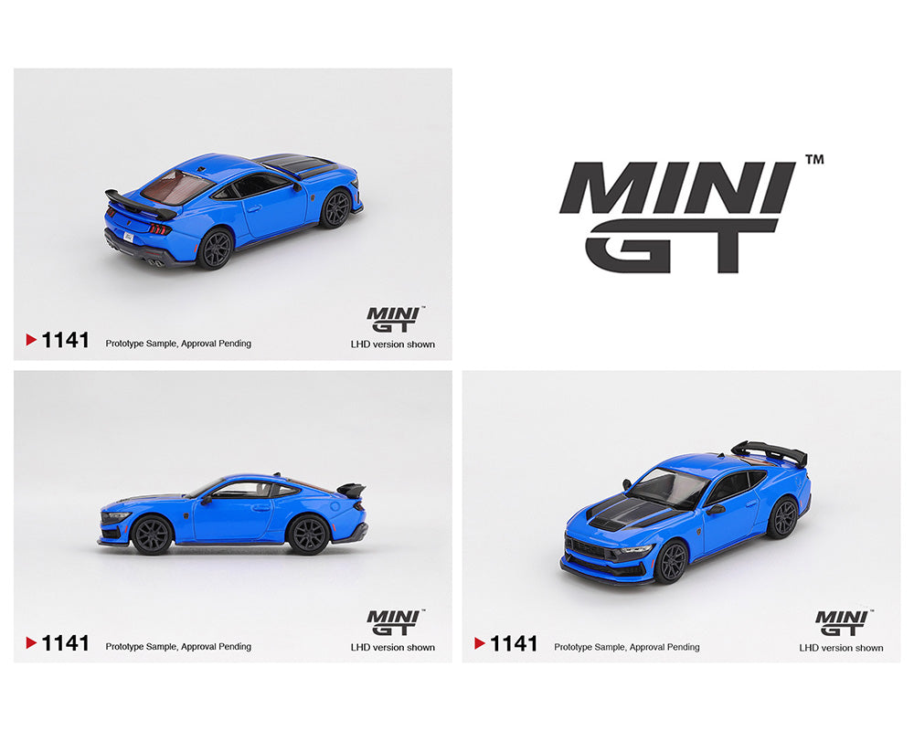 Mini GT 1:64 Ford Mustang Dark Horse 2024 – Grabber Blue