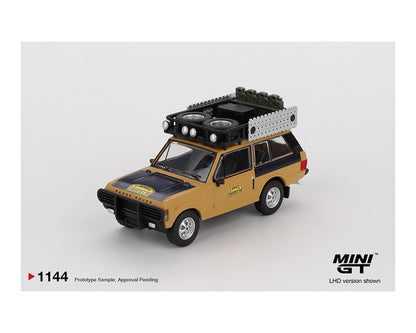 Mini GT 1:64 Range Rover 1981 Camel Trophy Sumatra C.Swoboda & K.Mentel  Winner – Yellow