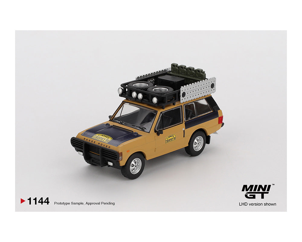 Mini GT 1:64 Range Rover 1981 Camel Trophy Sumatra C.Swoboda & K.Mentel  Winner – Yellow