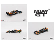 Load image into Gallery viewer, Mini GT 1:64 McLaren MCL38 #4 Lando Norris 2024 F1 2024 Hungarian GP 2nd Place – Black Orange