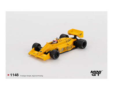 Mini GT 1:64 Lotus 99T #11 Satoru Nakajima 1987 Monaco Grand Prix- Yellow