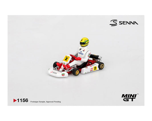 Mini GT 1:64 Senna Kart #2 Ayrton Senna da Silva 1993 Masters of Paris-Bercy