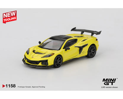Mini GT 1:64 Chevrolet Corvette ZR1- Accelerate Yellow