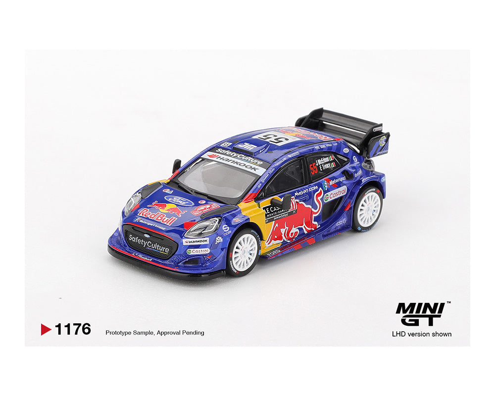 Mini GT 1:64 Ford Puma Rally1 #55 M-Sport Ford WRT 2025 Rally Monte-Carlo
