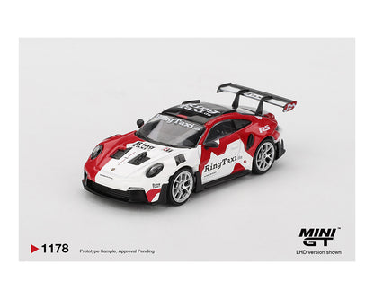 Mini GT 1:64 Porsche 911(992) GT3 RS Weissach RingTaxi.com