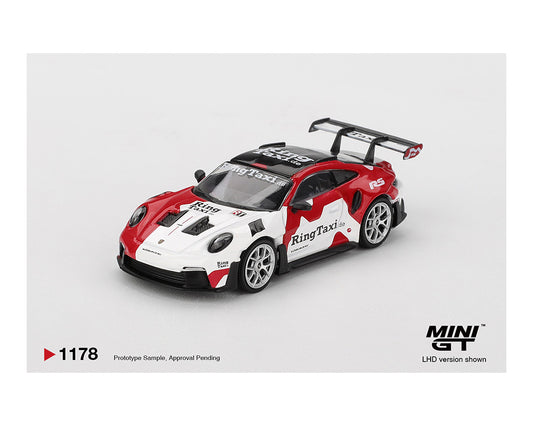 Mini GT 1:64 Porsche 911(992) GT3 RS Weissach RingTaxi.com
